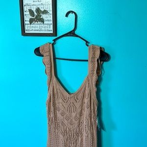 Large Size Freshman 1996 Ribbed Sweater Dress